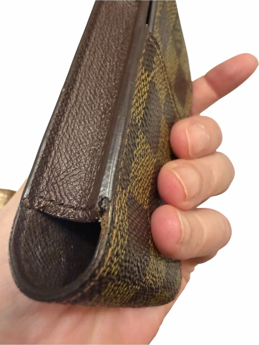 Louis Vuitton Accessory Case Brown Damier Ebene